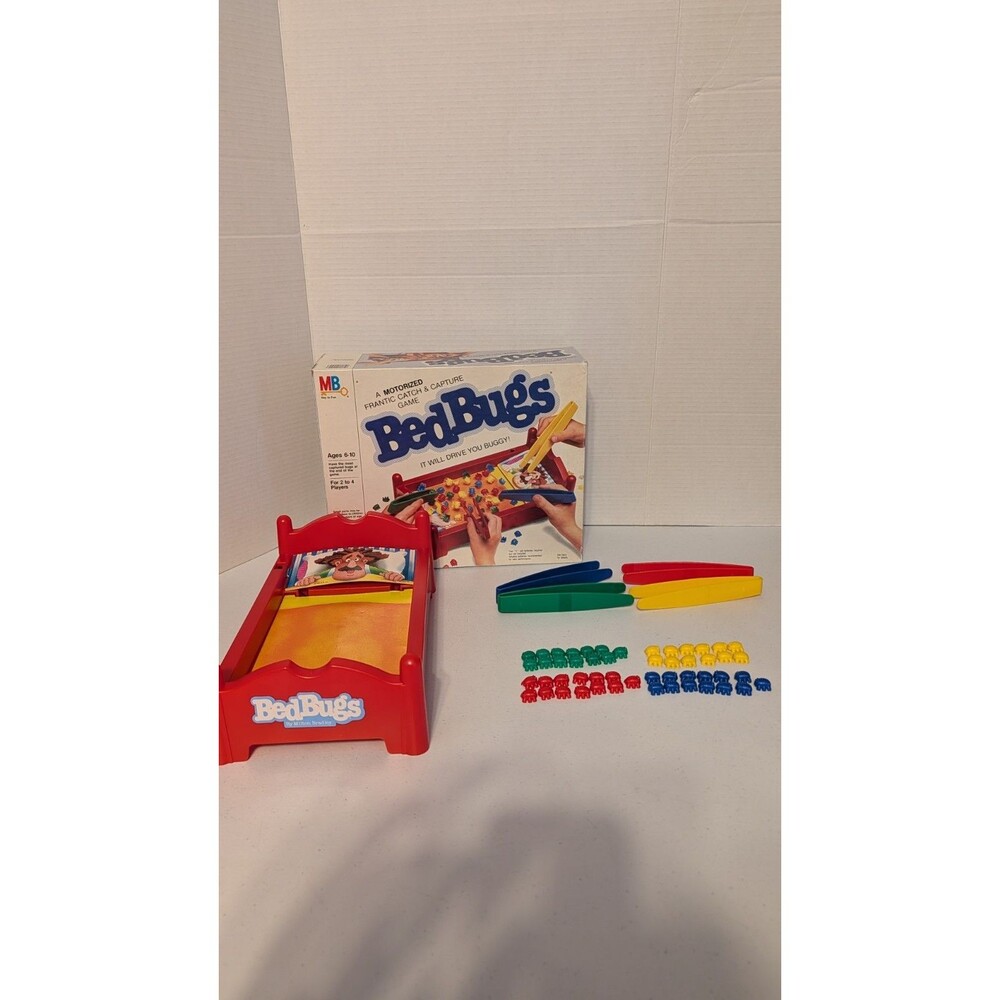 Vintage "Bed Bugs" Game by Milton Bradley 1985